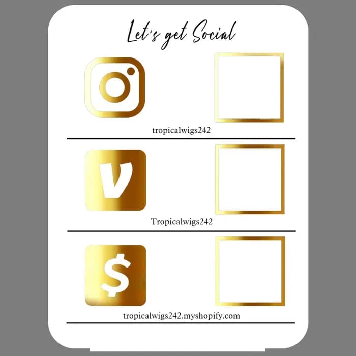 Signalisation d'affaires personnalisée pour médias sociaux avec paiement de numérisation de code QR, panneau de suivi en plexiglas acrylique