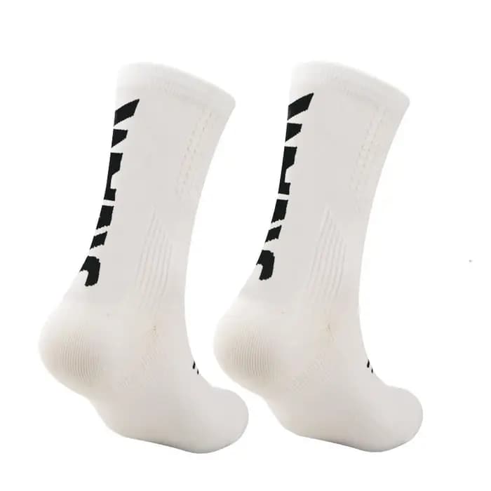 2 paires de chaussettes de sport respirantes pour hommes et femmes, chaussettes de compression pour le basket-ball, le football, chaussettes hautes jusqu'aux genoux, chaussettes de course