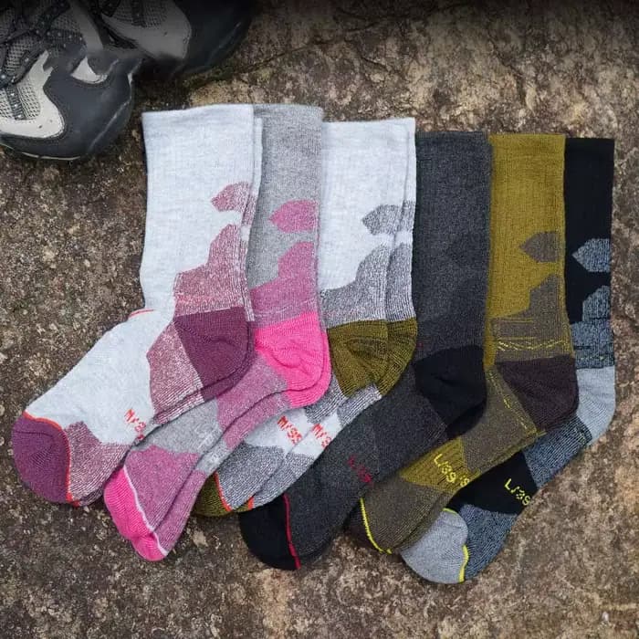 Chaussettes thermiques en laine mérinos pour hommes et femmes