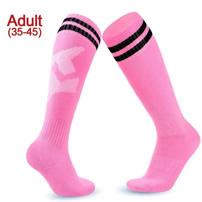 Loogdeel chaussettes de Football antidérapantes résistantes à l'usure chaussettes de sport professionnelles enfant adulte athlètes sur le genou chaussettes de Football à Tube haut