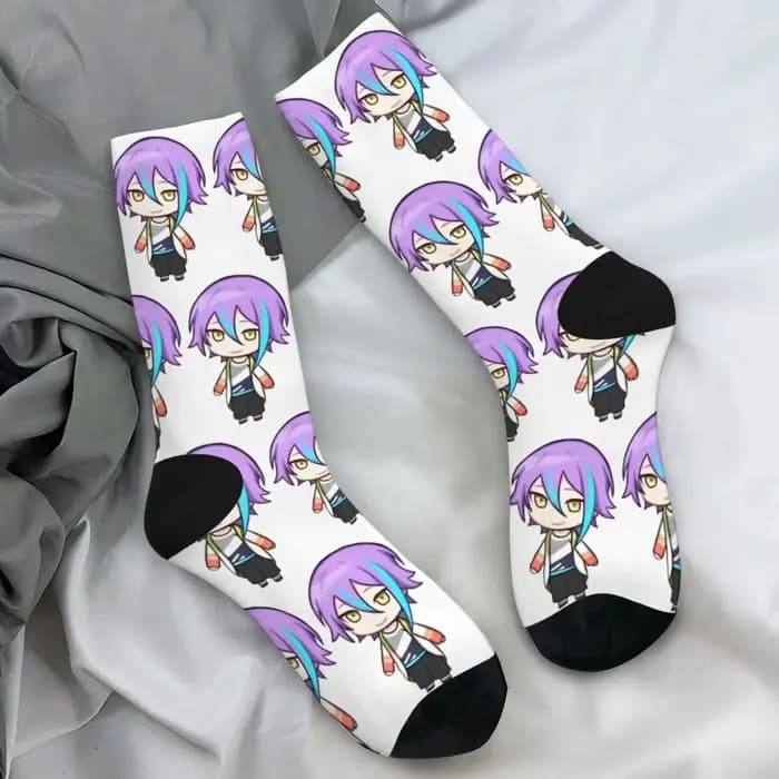 Projet Sekai Rui Kamishiro Anime jeu chaussettes Harajuku bas automne anti-dérapant unisexe hommes