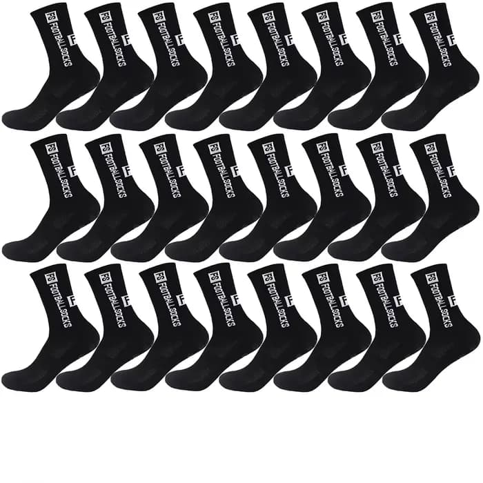 1/4/8/12 paires de chaussettes antidérapantes à fond éponge pour hommes et femmes, chaussettes de sport, chaussettes de tennis