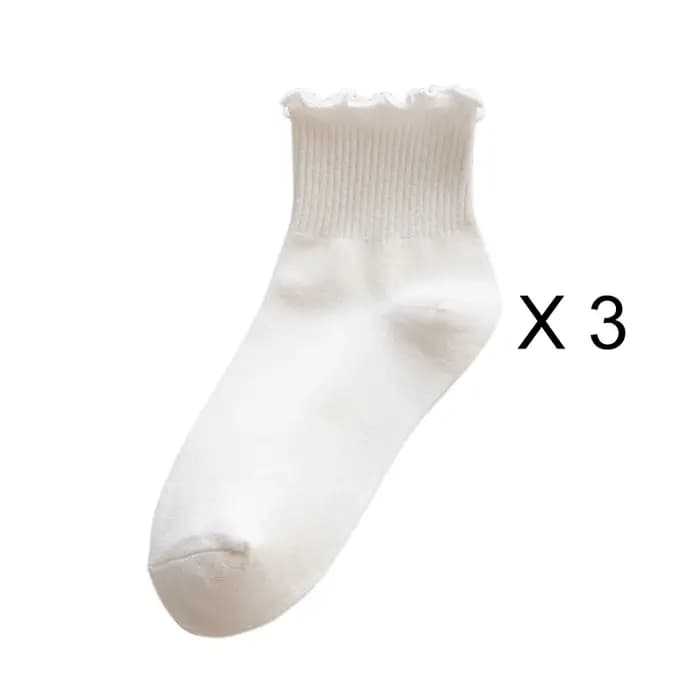 3 paires/lot chaussettes mignonnes pour femmes nouveau Style japonais respirant filles