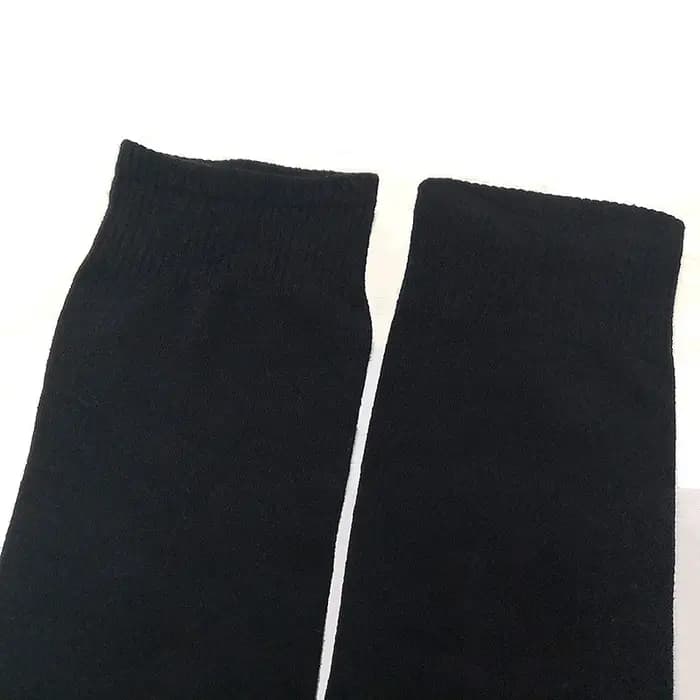 Chaussettes japonaises en coton extra longues pour femmes, grande taille, optique, chaussettes noires, cuisse haute, au-dessus du genou, bas obésité, chaussettes solides mignonnes