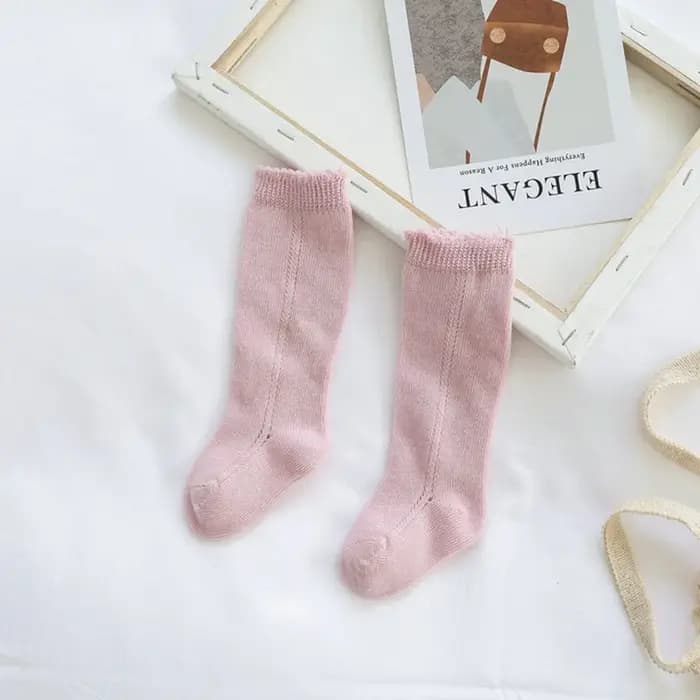 Chaussettes montantes blanches pour bébés garçons et filles, élégantes, à volants, style espagnol, pour enfants