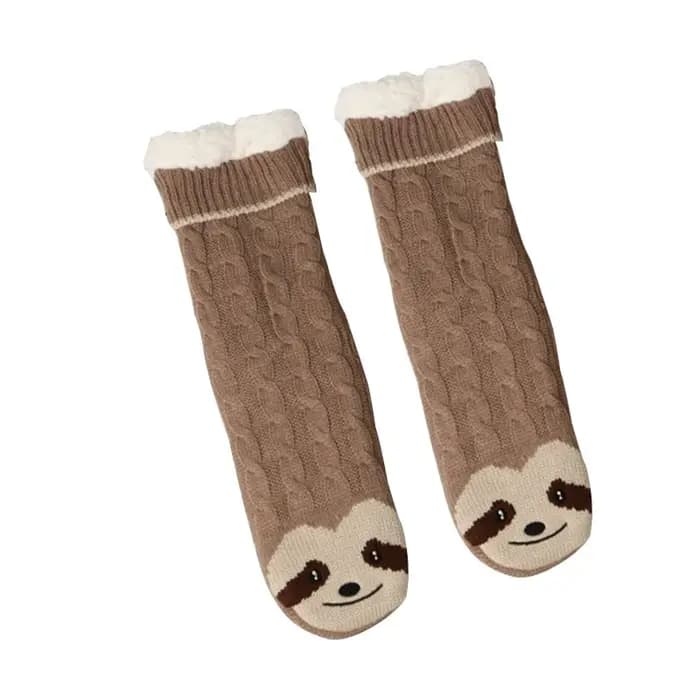 Chaussettes épaisses doublées de polaire pour femmes