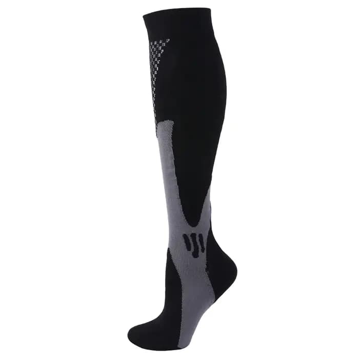 Chaussettes de Compression noires pour hommes et femmes