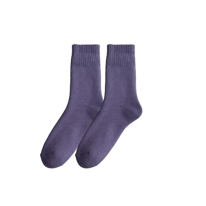 Chaussettes pour femmes, chaussettes chaudes, Tube moyen et court, taille unique, couleur unie, décontracté, mode sport, nouvel an, automne, hiver