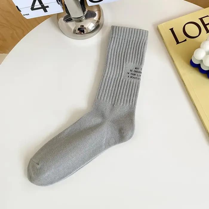 2023 nouveaux hommes chaussettes Harajuku mode lettre drôle Skateboard Cool