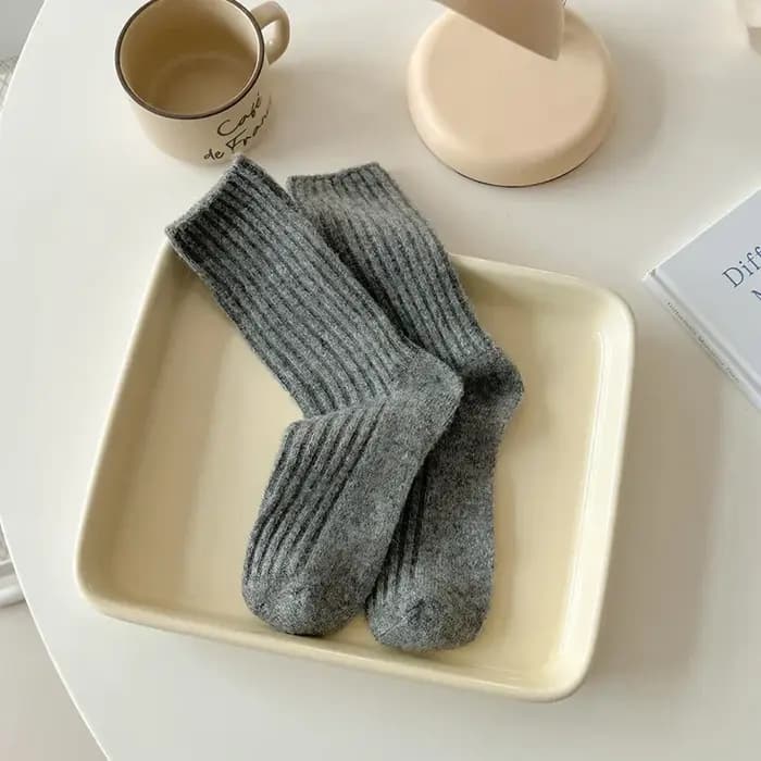 Laine cachemire épais hiver chaud femmes chaussettes