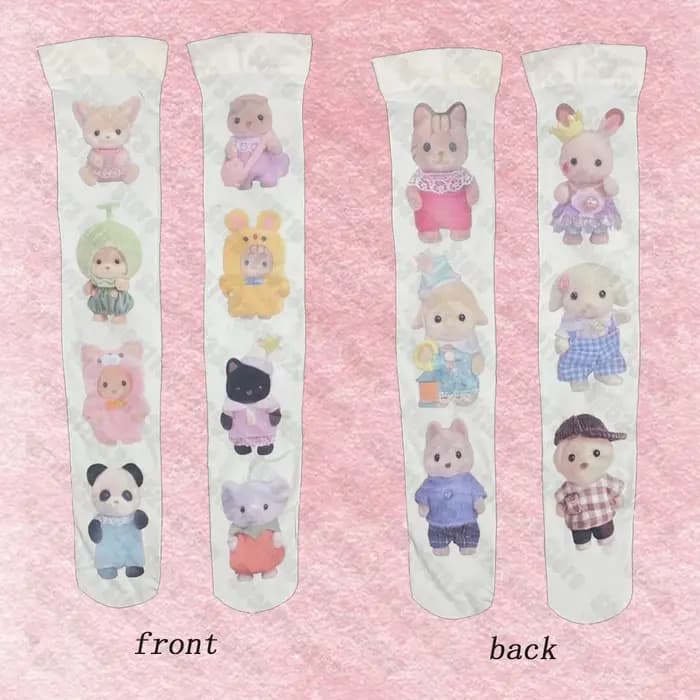 Emo Girls-Chaussettes longues féeriques pour femmes