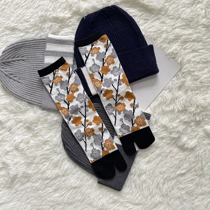 Chaussettes de noël en coton peigné pour femmes