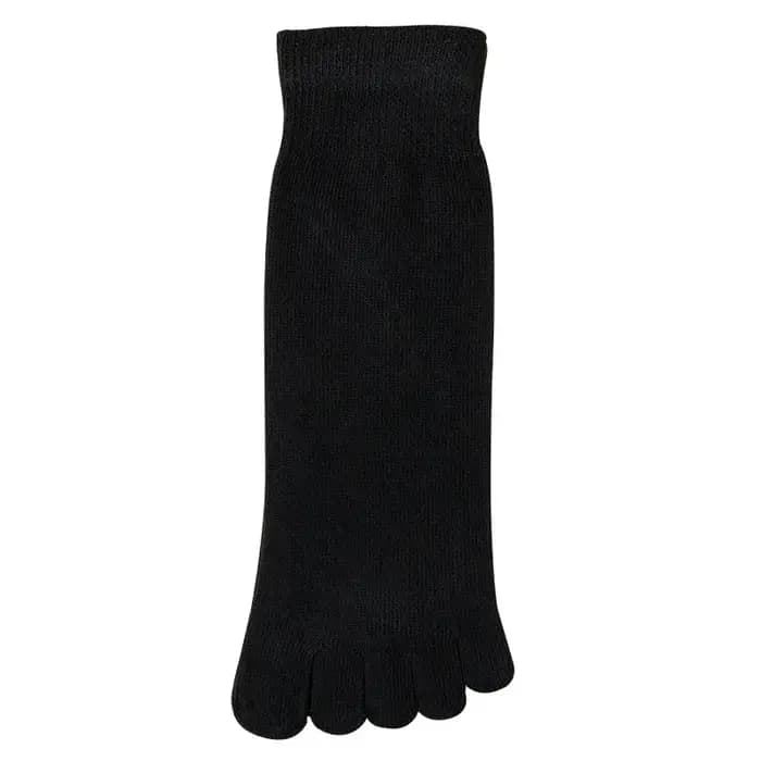 Chaussettes à cinq doigts pour hommes, en pur coton, à cinq orteils, absorbant la sueur, Tube moyen, à bout fendu, pour hommes