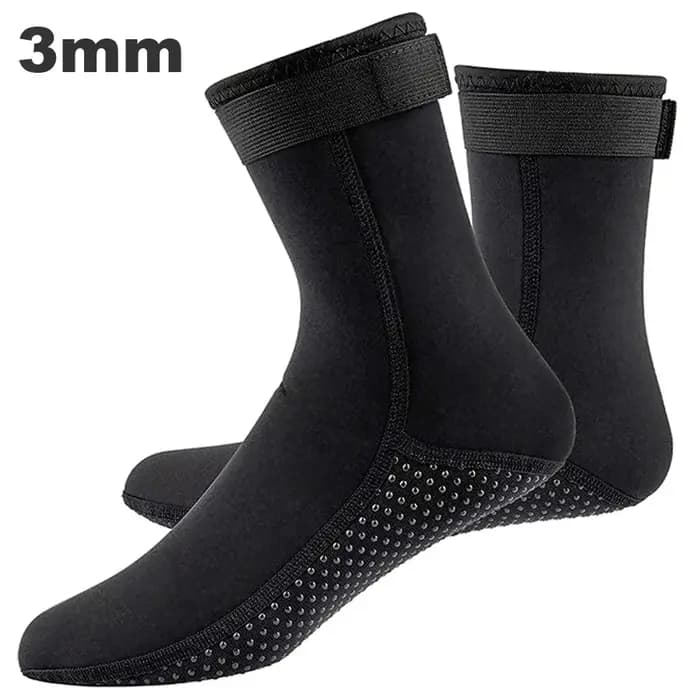 Chaussettes de plongée en néoprène antidérapantes pour adultes, 3mm et 5mm, chaussures de combinaison chaudes et élastiques, bottes de surf pour la natation et la plongée en apnée