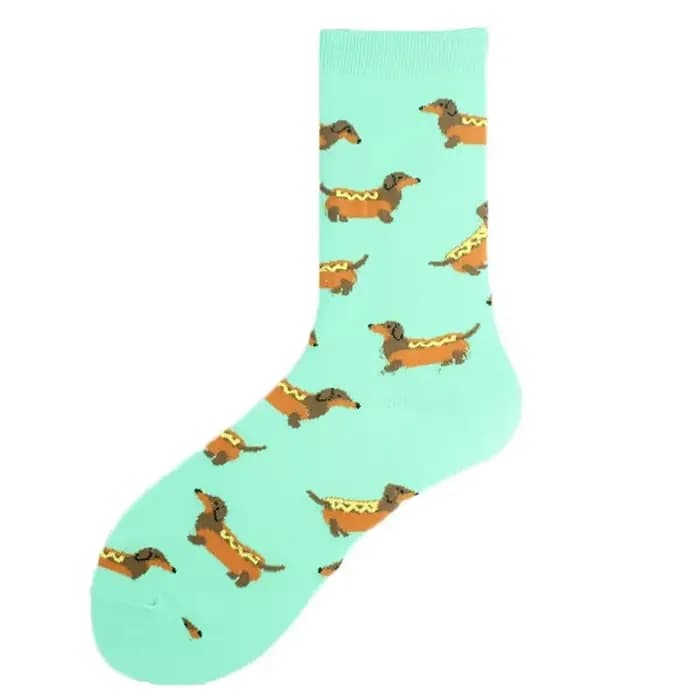 Chaussettes courtes amusantes en coton pour femmes