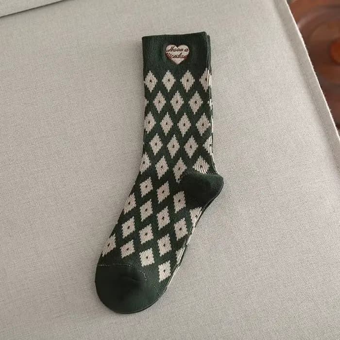 Chaussettes en laine optique pour femmes, motif de goutte de pluie de vague moderne, chaussettes col