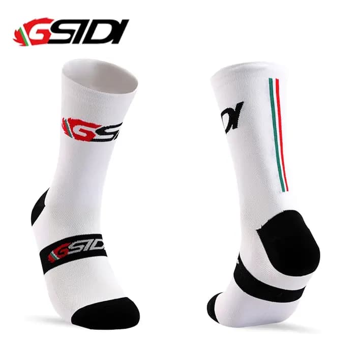 Gsidi 2022 nouveaux hommes chaussettes de cyclisme professionnel route vtt vélo femmes Compression course en plein air unisexe sport