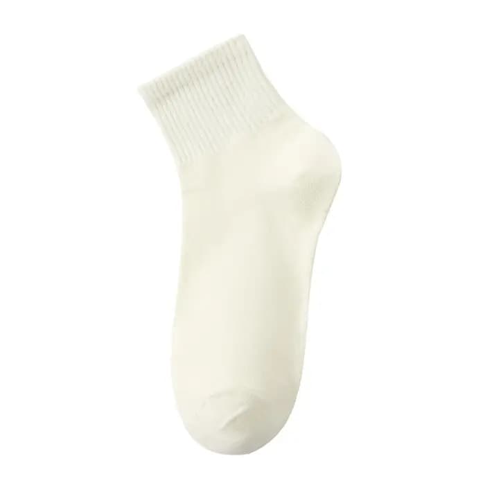 Chaussettes courtes de couleur unie pour femmes