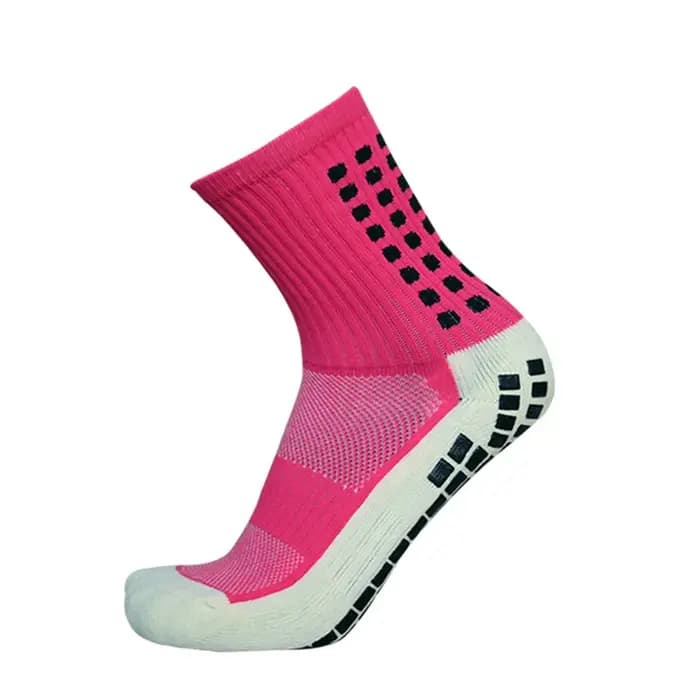 Chaussettes de football antidérapantes en coton pour hommes