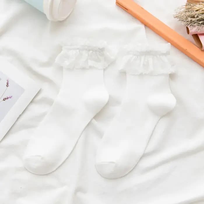 Chaussettes en dentelle pour femmes
