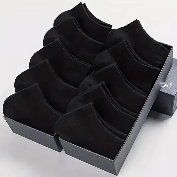 5/10/40 paires été solide coupe basse cheville chaussettes hommes femmes