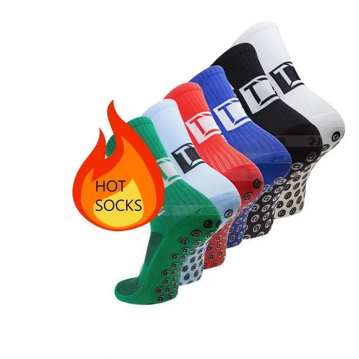 Nouvelles chaussettes de football collées à tube central TD pour l'entraînement sportif et la compétition