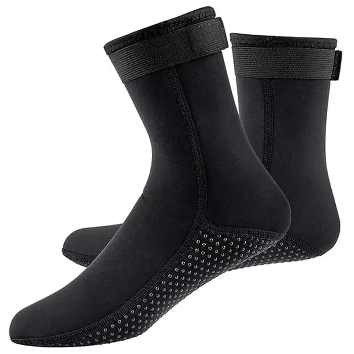 Chaussettes de plongée en néoprène pour adultes, 3mm, non ald, patchwork chaud, élasticité, chaussures de combinaison de plongée, bottes de surf pour la natation, la plongée en apnée
