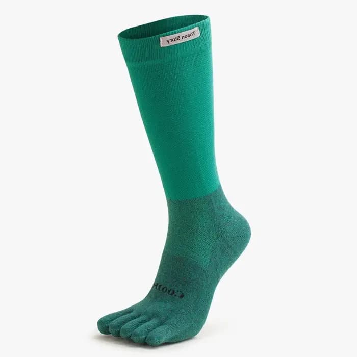 Chaussettes de sport longues à cinq doigts pour hommes