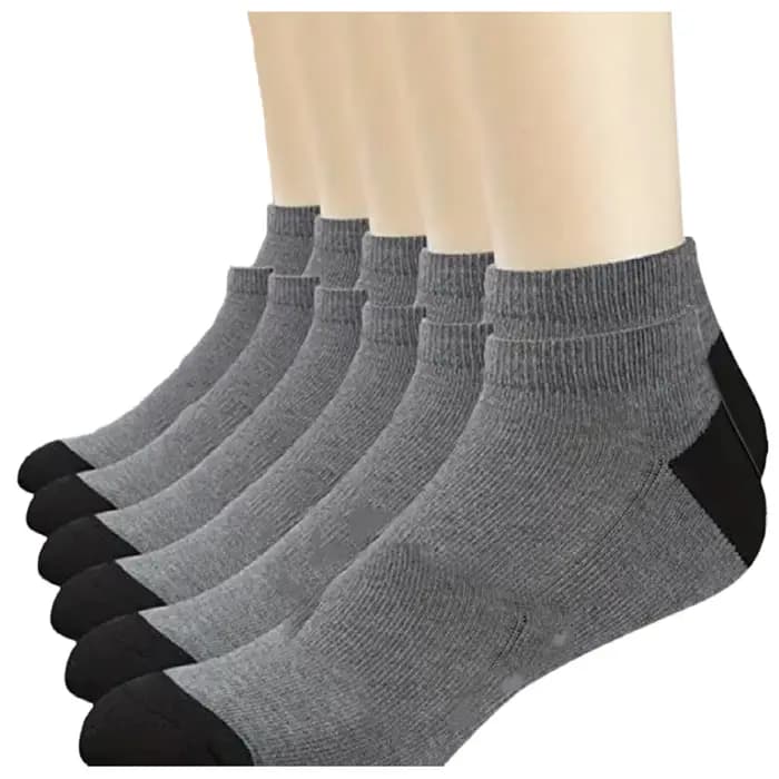 Chaussettes confortables respirables de cheville de coton de la mode des hommes 10pairs, chaussettes de l'été des hommes