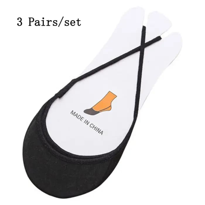 Chaussettes invisibles antidérapantes pour femmes, pour talons hauts, chaussettes d'été légères en coton, 3 paires