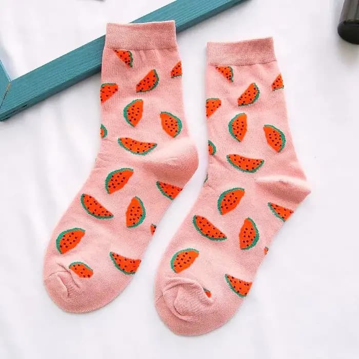 Femmes chaussettes drôles printemps automne dessin animé