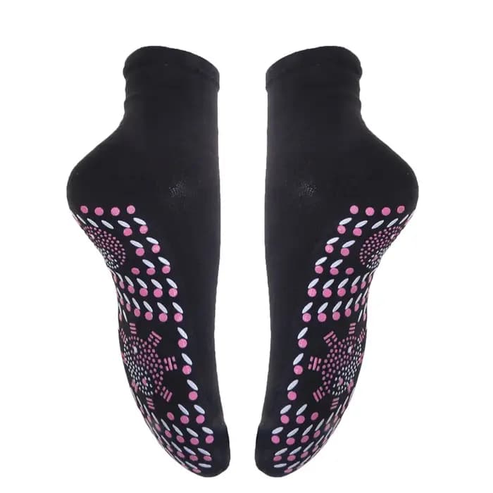 1/5 paires Tourmaline auto-chauffant chaussettes hiver chaud thermique soins de santé