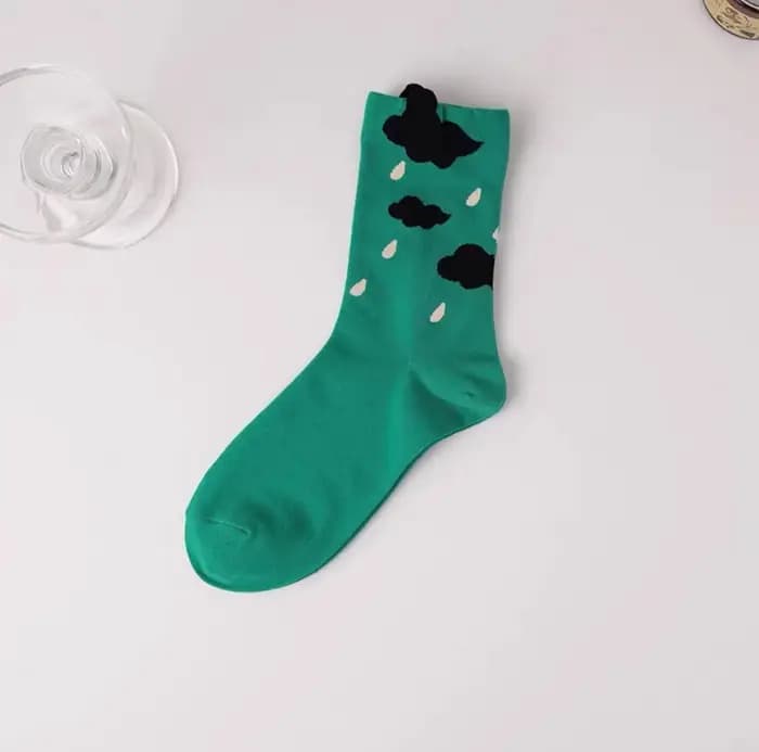 Chaussettes tridimensionnelles Love Mid-Tube pour femmes