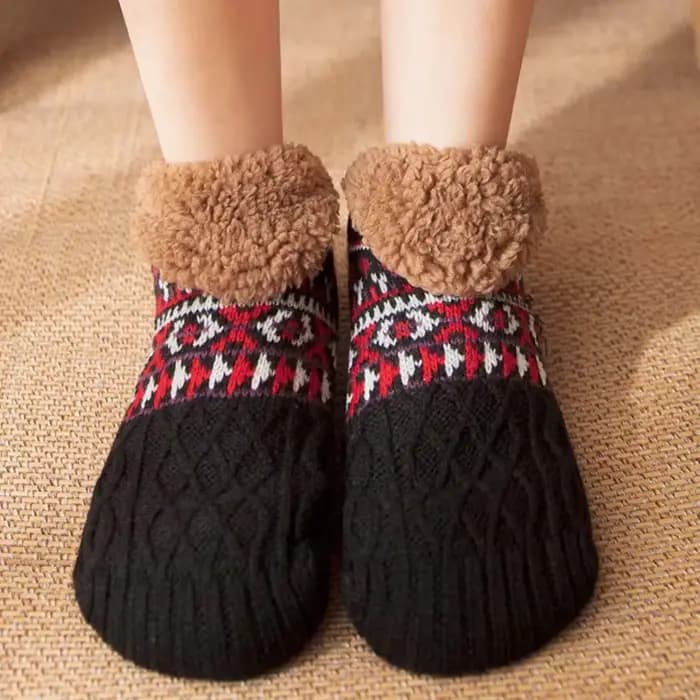Chaussettes de sol chaudes pour hommes et femmes