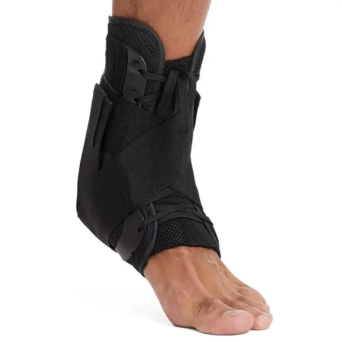 Support de cheville de sport pressurisé, protection des articulations, attelle de soutien de cheville à Compression, stabilisateurs latéraux réglables