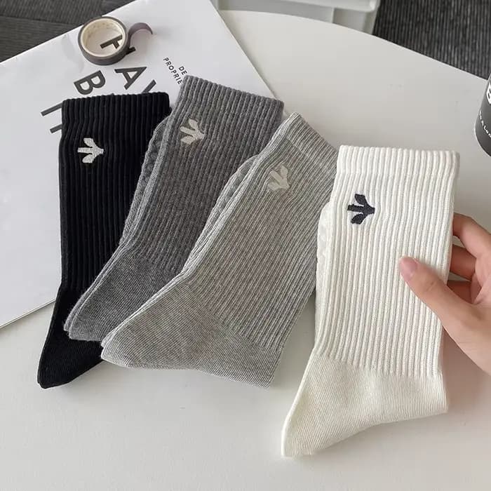 Hommes chaussettes nouveau automne Simple couleur unie décontracté